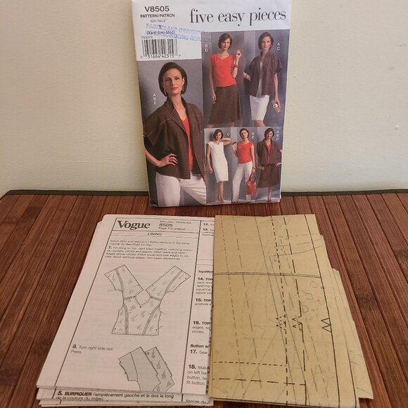 Vintage Vogue Patterns - Very Easy Vogue/5 Easy Pieces - Picture 7 of 7